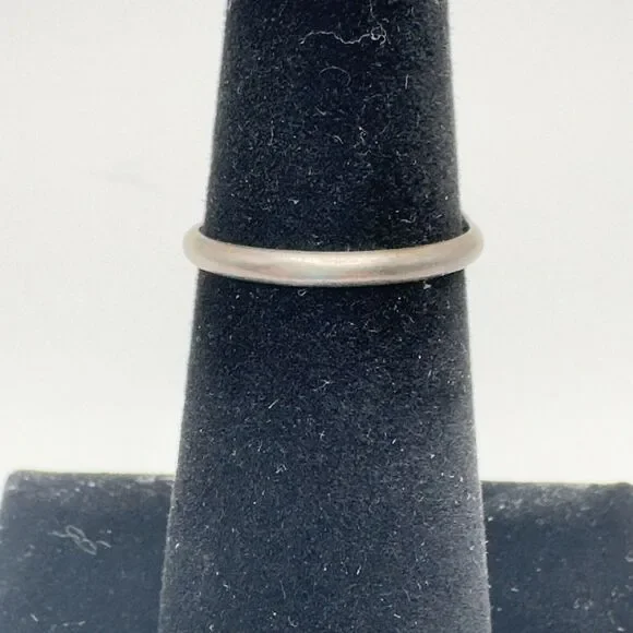 Vintage 1960-70 Sterling Silver Yellow Stone Ring Sz 6.75 Retro Ornate Metalwork - Picture 6 of 11